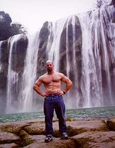 Combat Conditioning Author shows off his ripped abs